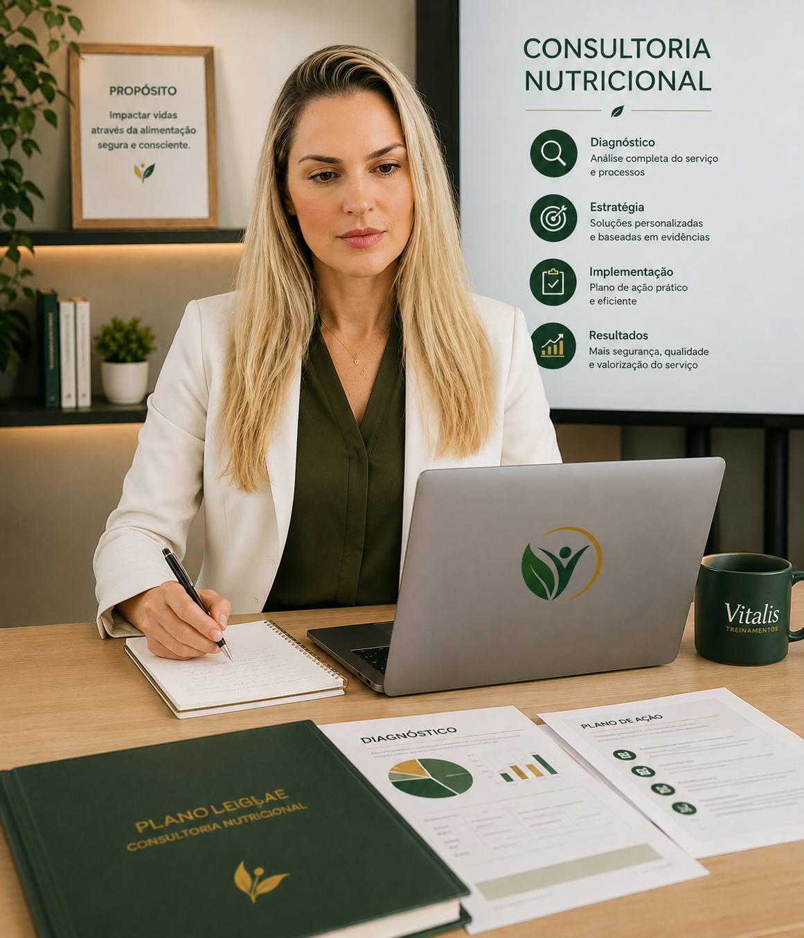 Treinamento técnico para nutricionistas